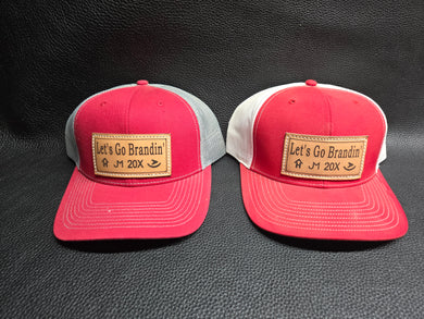 Leather Patch Hats - 