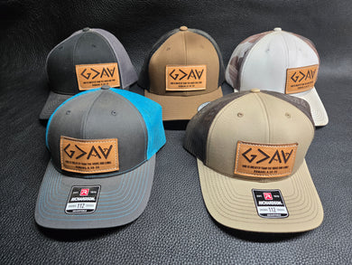 Leather Patch Hats - 