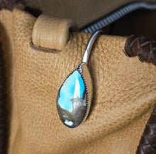 Load image into Gallery viewer, Handmade Purse Key Finder | The Ultimate Handbag Accessory - Blackjack Turquoise